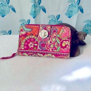 Vera Bradley wallet, used with some wear. Please see photos.